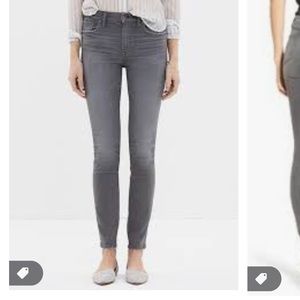 Madewell High Riser Skinny grey jeans size 29